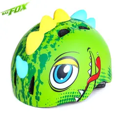BATFOX дети животных велосипедный шлем размер на 3–8 лет детей Открытый Мультфильм велосипедные шлемы сверхлегкий MTB велосипеда аксессуары