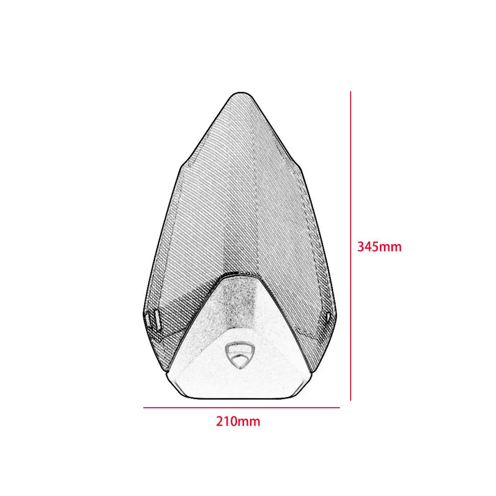 LJBKOALL белый красные, черные хвост Задняя накладка крышки обтекателя сиденья заднем сиденье для Ducati 899 1199 Panigale 2012 2013