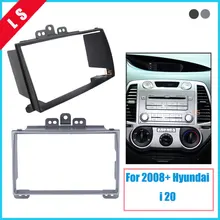 Doppio Din Autoradio Fascia Per Hyundai I-I20 I 20 2008 + 2 DIN, Piastra Stereo Panel Cornice Dash Kit di Montaggio Adattatore Trim lunetta
