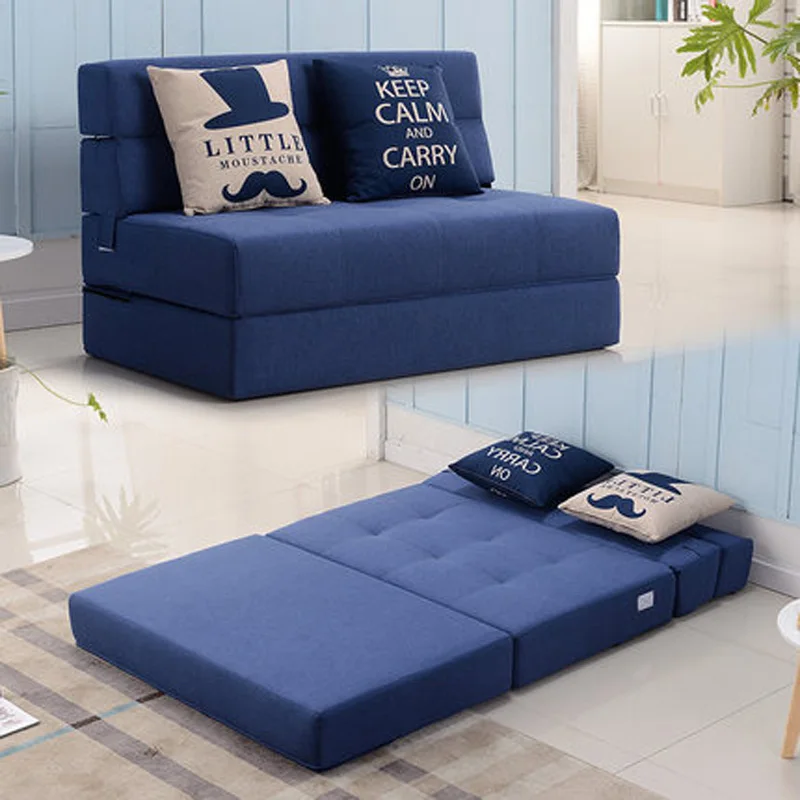 Quality comfortable spring sofa folding sofa bed living room furniture pure cotton density sponge sofa cama sofa bed furniture