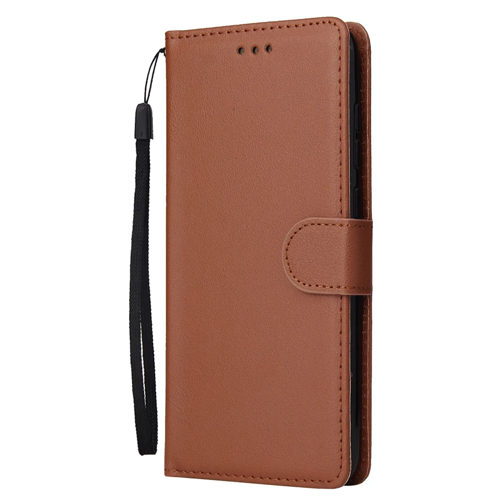 Huawei Y7 2019 case Classic Solid color Wallet Flip Leather cover For Coque Huawei Y7 2019 Y 7 Y7 Prime 2019 With Photo Frame huawei snorkeling case