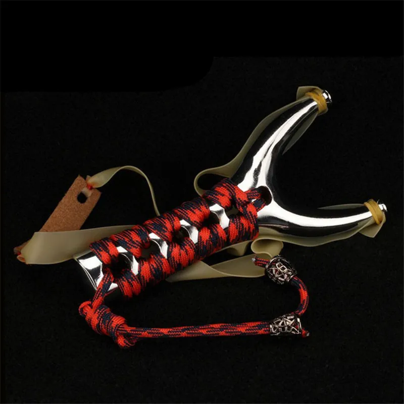 Outdoor Power Power Sling Shot titanium steel Slingshot without bands