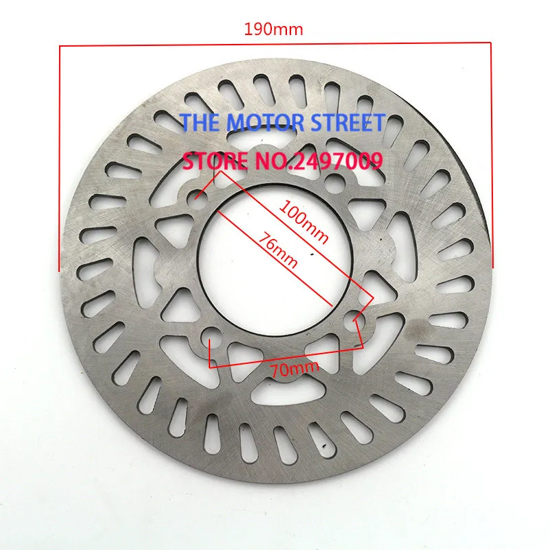 

freeshipping190mm rear Brake Disc Disk Rotor for 50cc 110cc 125cc 140cc 150cc 160cc BES wheel Pit Dirt Bike Quad Motorcycle Moto