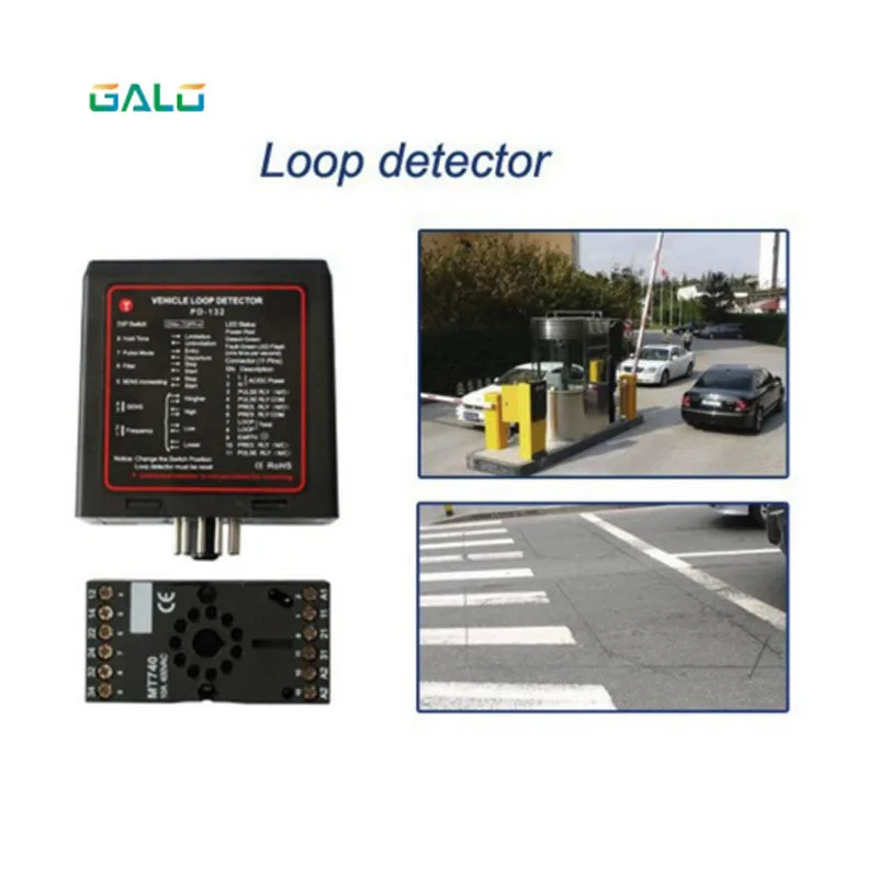

Single channel inductive VEHICLE LOOP DETECTOR controller module sensor in parking lot