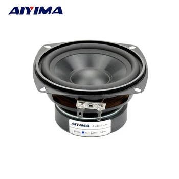 

AIYIMA 1Pcs 4Inch Audio Portable Speaker 4Ohm 30W Midrange Bass External Magnetic Speaker Car Audio Home Speakers