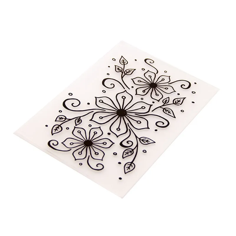 

New Flowers Petals Clear Stamps for Scrapbooking DIY Silicone Seals Photo Album Embossing Folder Paper Maker Art Template Crafts