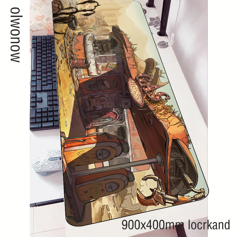  fallout padmouse 900x400x3mm gaming mousepad game Personality mouse pad gamer computer desk Boy Gif