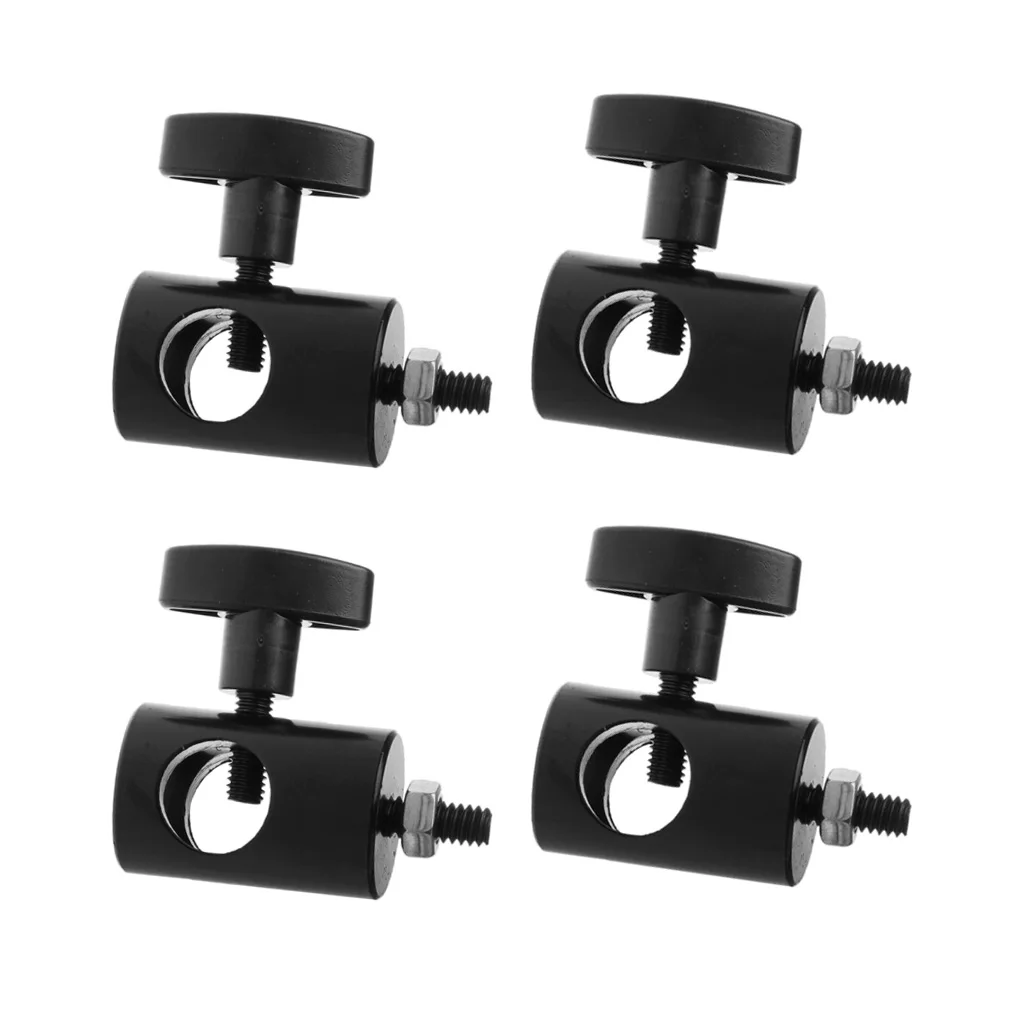 4Pack Rapid Adapter Convert 5/8 Inch Stud To 17MM Long 1/4 Inch Thread, Multi Functional Mount Bracket Adapter, Photo Studio