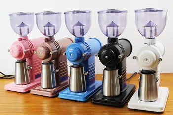 

Home-made small steel gun Ghost Tooth single-product electric coffee grinder Ghost Tooth cutter disc adjustable scale Electric b