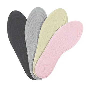 

1 Pair 4D Massage Insoles Shock Absorption Soft Sponge Breathable Sole Pad OH66