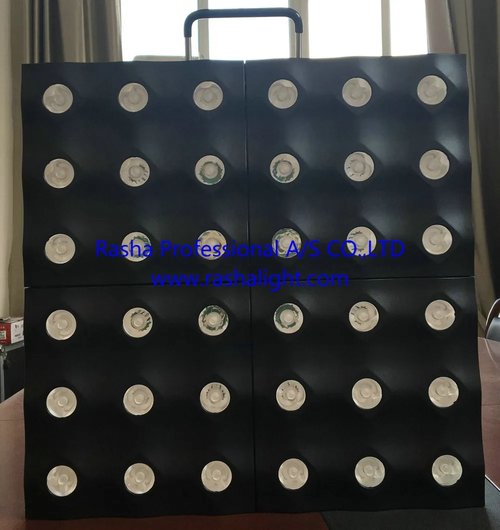 

Rasha New Matrix GAR 36pcs*3W LED Matrix Beam Blinder Warmwhite Single Color DMX512 LED Matrix Light For Event Background
