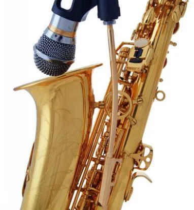 Alto Tenor Saxophone Wireless Microphone Stand  