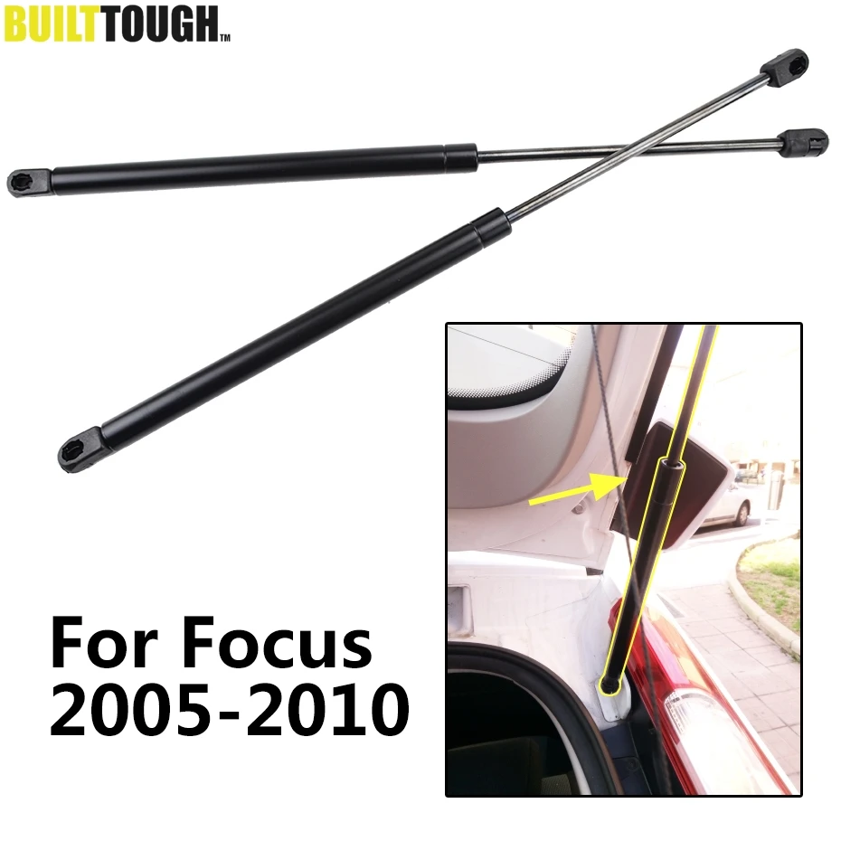 2pcs For Ford Focus MK2 Rod Boot Support Pair Struts 2005 2010 Hatchback 2006 2007 Rear Trunk