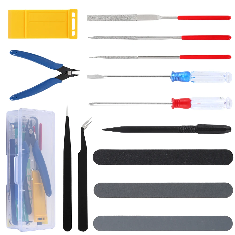 

Model Basic Tool Set Car Model Building Kit Train Railway Miniature Model Building Kits Hobby Accessory DIY Suite of Tools