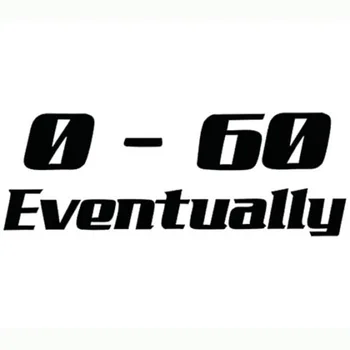 

20X7.2CM 0-60 EVENTUALLY Originality Motorcycle Car-styling Car Sticker S8-0320