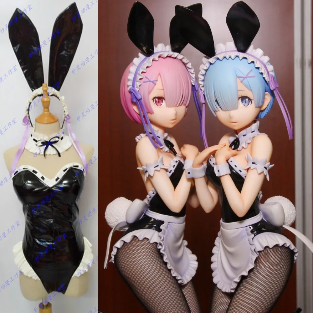 [Customize] аниме Re: Life a Different World of Zero Ram Rem Rabbit Girl Купальник для девочек на Хэллоуин