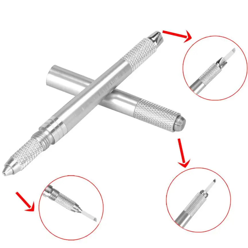 

1PC Three Use Microblading Pen Permanent Makeup Pen For Lip And Eyebrow Tattoo Equipment AU2