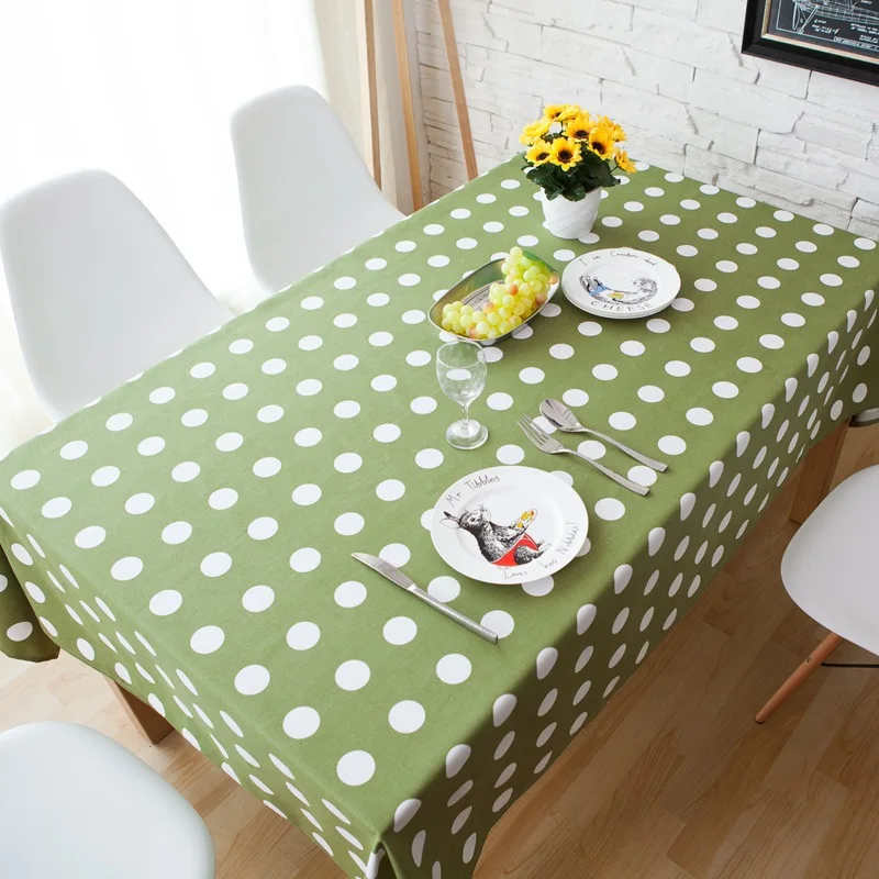 Modern Simplified Coffee Table Covers Korean Small Fresh Cloth Art Household Dining Room Table