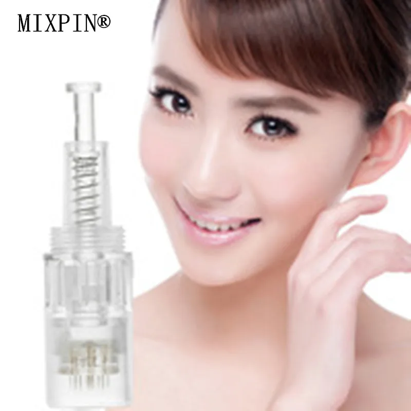 

10 PCS Electric Derma Pen Needles Screw 12 pin MYM Cartridge For Auto Micro-needle 12 pin Titanium Needle Tips Permanent Makeup