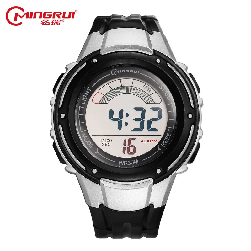 

MINGRUI Children Digital Watch Kids Waterproof Silicone Sport Watches Alarm Repeater Luminous LED Watch Hour Gift montre enfant