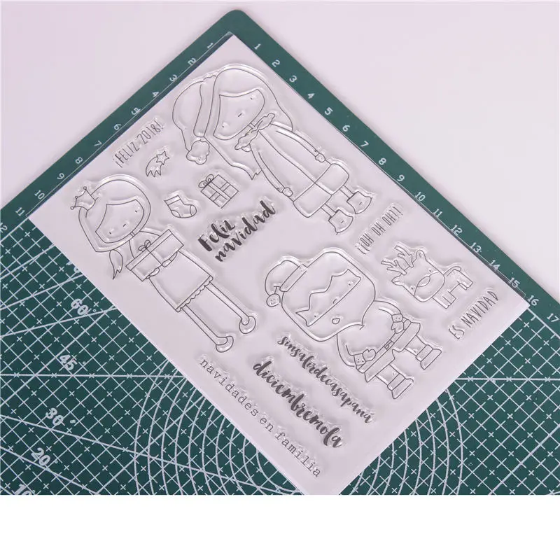 Прозрачные штампы DIY силиконовые печати Скрапбукинг карты создание фото альбом украшения