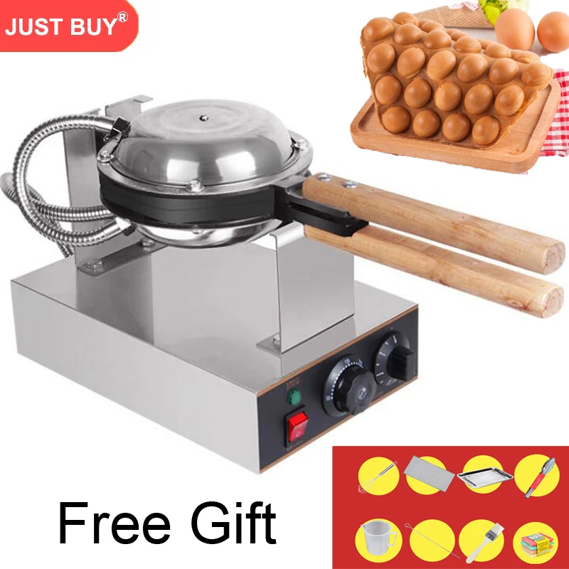 Commercial Electric egg bubble waffle maker machine hong kong eggettes