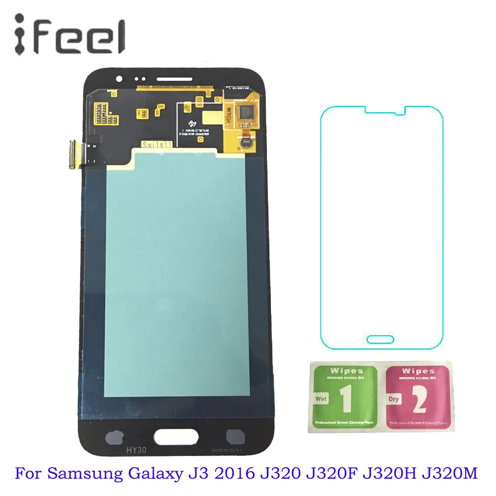 

Super AMOLED LCD For Samsung Galaxy J3 2016 J320 J320F J320H J320M J320FN LCDs Display With Touch Screen Digitizer Assembly