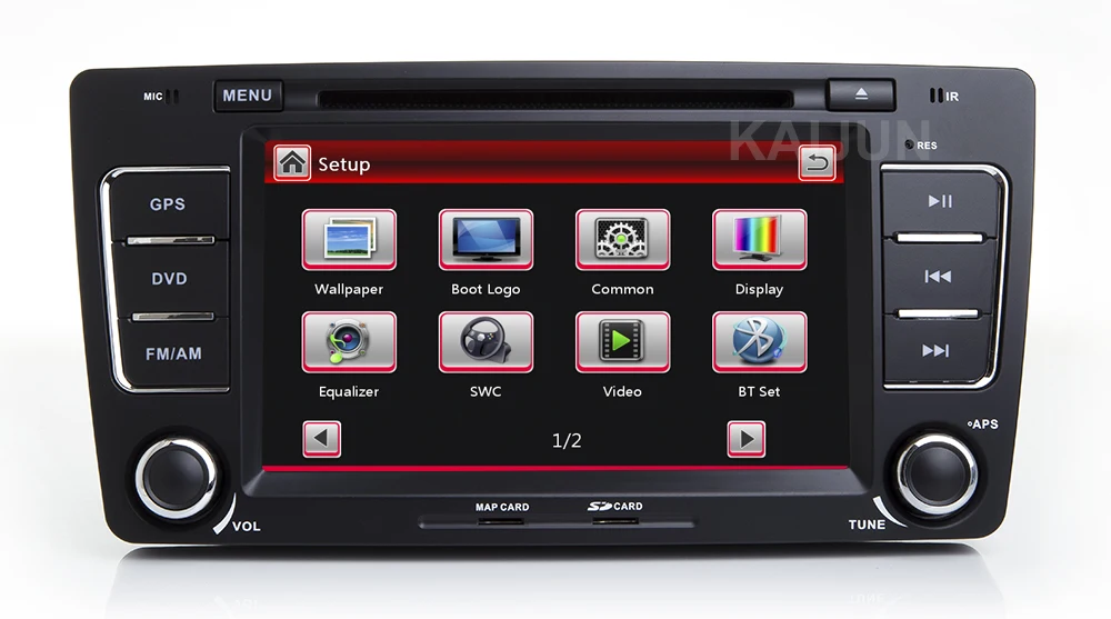 Perfect Car Multimedia player GPS Autoradio 2 Din 7 Inch For SKODA Octavia 2009-2013 Bluetooth IPOD FM Radio RDS WIFI DVR SD 4