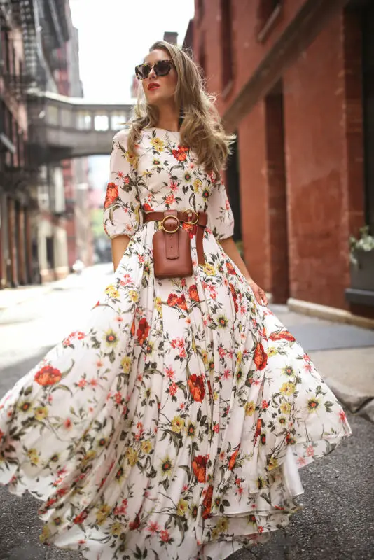 Женское летнее повседневное Бохо с цветочным принтом праздничное длинное платье Коктейльные Вечерние пляжные платья Сарафан