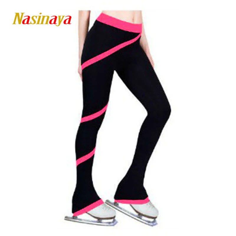 

customized clothes figure skating pants rhythmic gymnastics trousers fabric adult child girl clothing performance purple pink