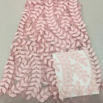 

2018 Graceful Nigeria Clothes Transparent Mesh French Lace Fabric High Quality For Wedding Dress F103-2