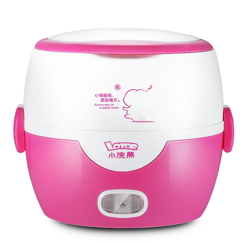 

1.3L Portable Electric Lunch Box Double Layer Insulation Food Cantainer Pluggable Heating Boiled Mini Steamed Rice Cooker