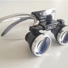 TAO'S 2.5X стекло es клип Бинокулярные стоматологические лупы хирургическая Лупа Лаборатория Медицинская Лупа 460 мм медицинское увеличительное стекло