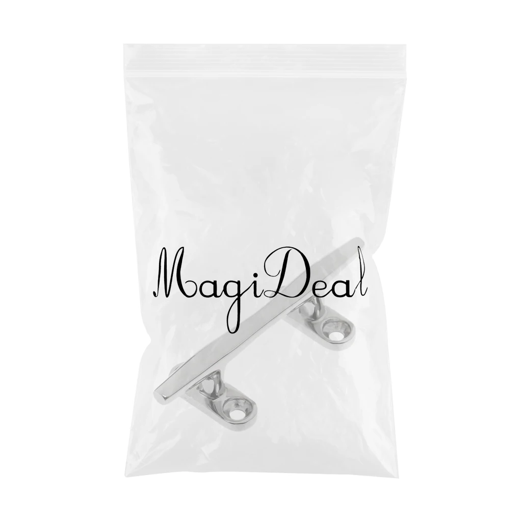 10cm Boat Dock Rope Line Cleat Marine 316 Stainless Steel Mooring Deck Cleat Strong corrosion Resistance 10cm Boat Dock Rope Line Cleat Marine 316 Stainless Steel Mooring Deck Cleat Strong corrosion Resistance