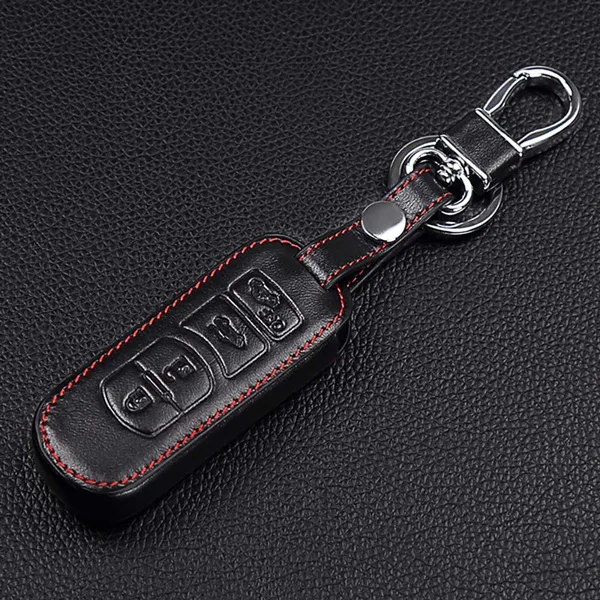 Genuine Leather Car Key Cover key ring holder For MAZDA 3/6 / MX 5