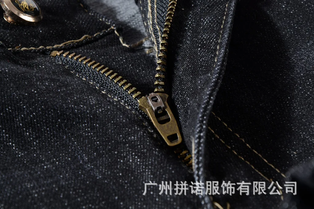 New High Quality Fashion Design Jeans Men Casual Slim Blue Skinny Jeans Men Stretch Ripped Jeans For Men Biker Jeans Large Size