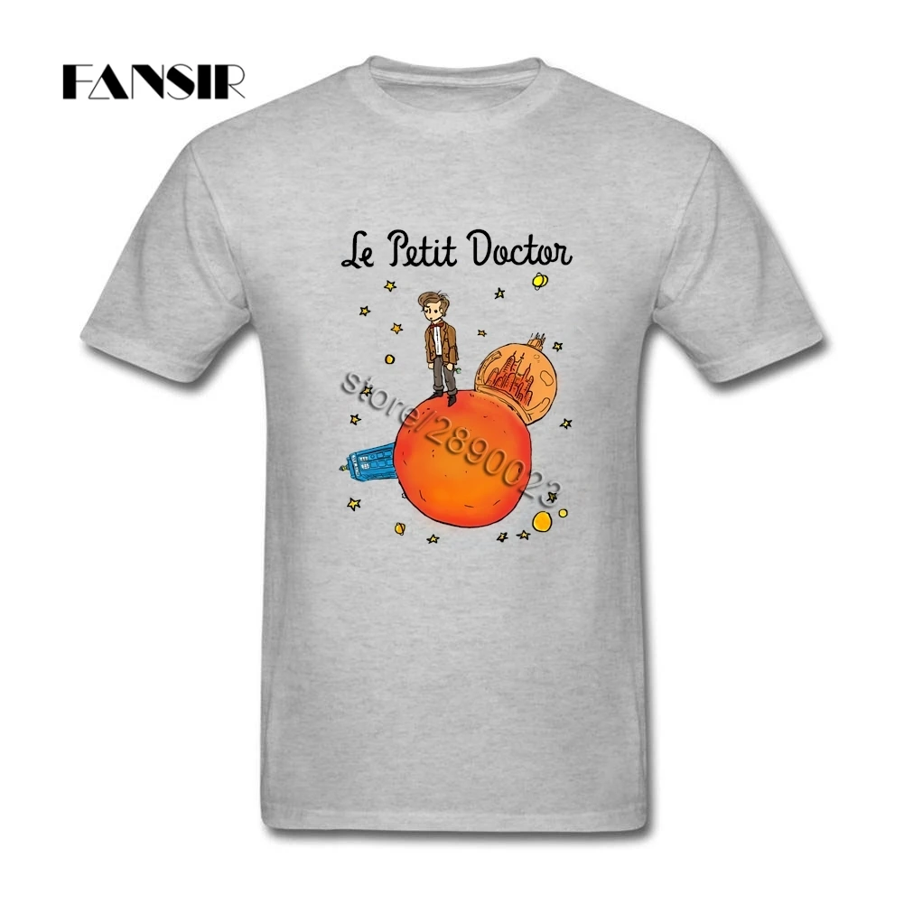 

Classic Style Men's T-shirt The Little Prince Doctor Who Short Sleeved Pure Cotton Round Neck T Shirt For Male Tops Tee