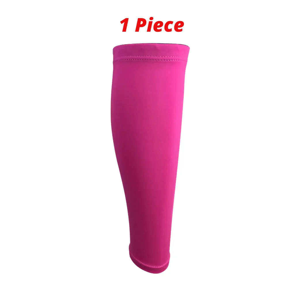 ALBREDA, для мужчин и женщин, базовый слой, компрессионные гетры для ног, для велоспорта, гетры для бега, футбол, баскетбол, спорт, Поддержка голени, 7 цветов - Цвет: Розовый
