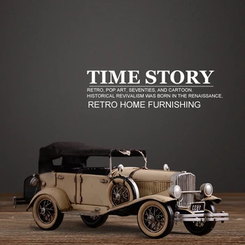

Vintage handcrafted car model decoration nostalgia car model Art collection home Furnishing ornaments