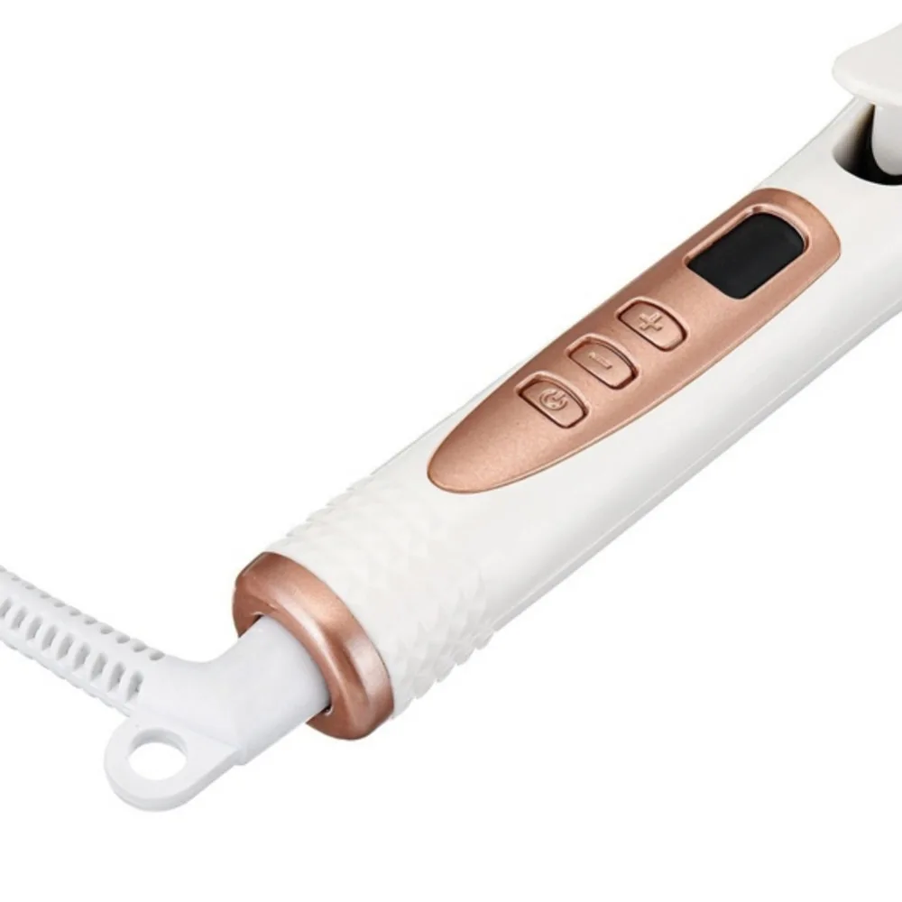 2-in 1 LED Display Dry/Wet Hair Straightening Iron 4D Vapor Steam