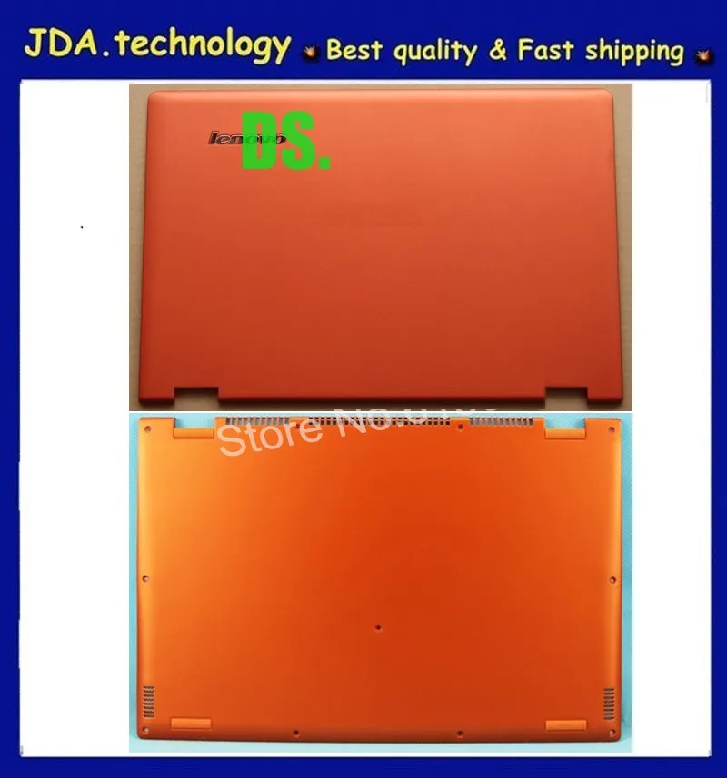 Wellendorff / для lenovo Ideapad Yoga 2 Pro 13 ЖК задняя крышка AM0S9000300+ нижний чехол AM0S9000200 оранжевый - Цвет: CD case