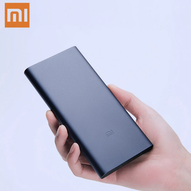 Цена Xiaomi 10000 мАч power bank повербанк Внешний аккумулятор банка 18 W Быстрая зарядка пауэр банк с двойным USB выходом для телефона powerbank