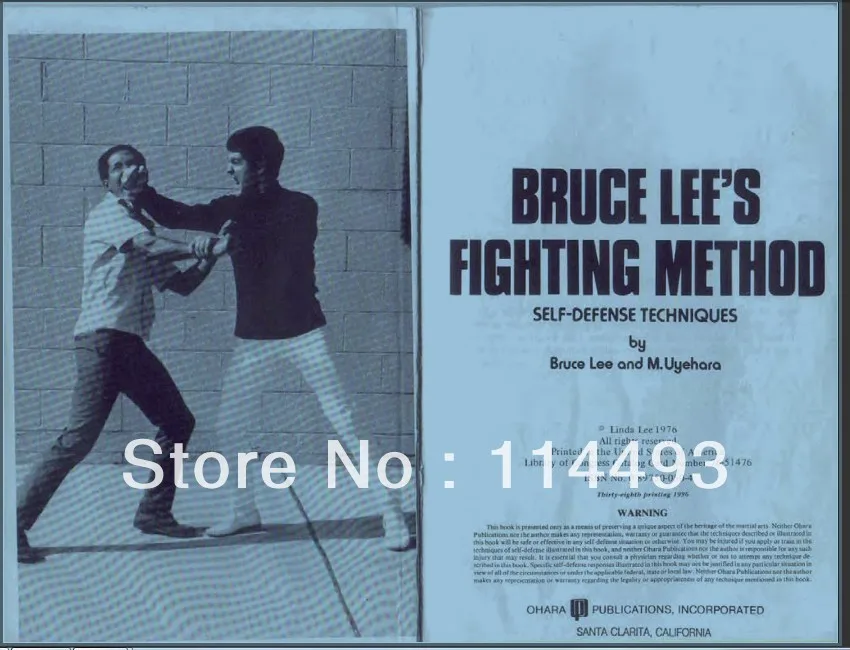 bruce lee fighting method book