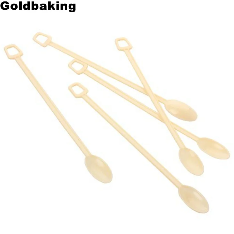 Tea Coffee Stirrer Spoons Desert Small Spoon Disposable Plastic 500 Pcs