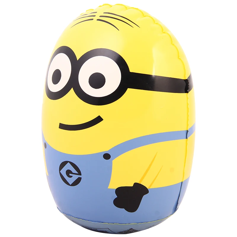 New 18CM Minion tumbler display decoration desktop thickened PVC inflatable children's toys (4)
