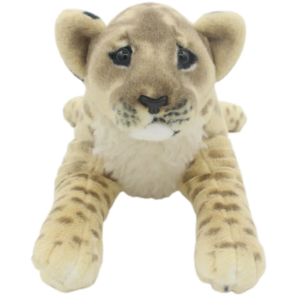 JESONN реалистичные мягкие животные леопард тигр лев пантера плюшевые игрушки подушки «Гепард» для детей подарки на день рождения