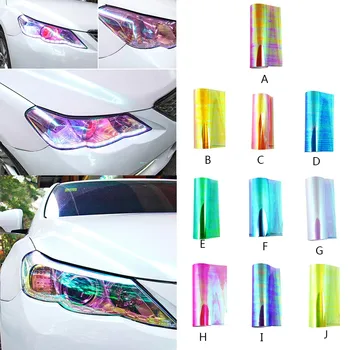 

Car Styling Chameleon Headlight Taillight Vinyl Tint Car Sticker Light Film Wrap Sep20