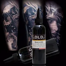 1 шт. татуировки пигментные чернила Набор Наборы искусства тела 230 мл черный професиональной Красота постоянный Makesup краски аксессуары