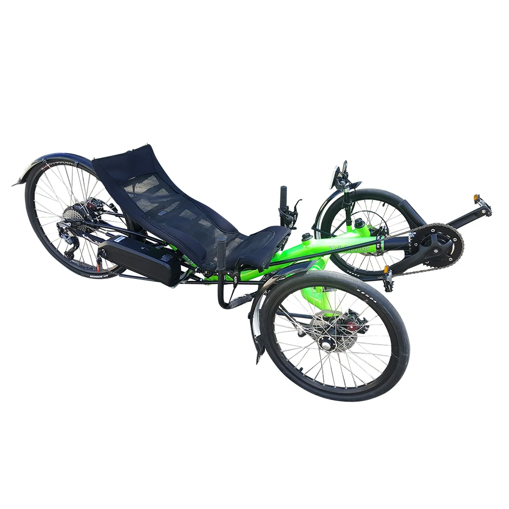 Excellent TrikExplor 250watt Motor Electric Pedal Assist Recumbent Tricycle Trike For Sale 1