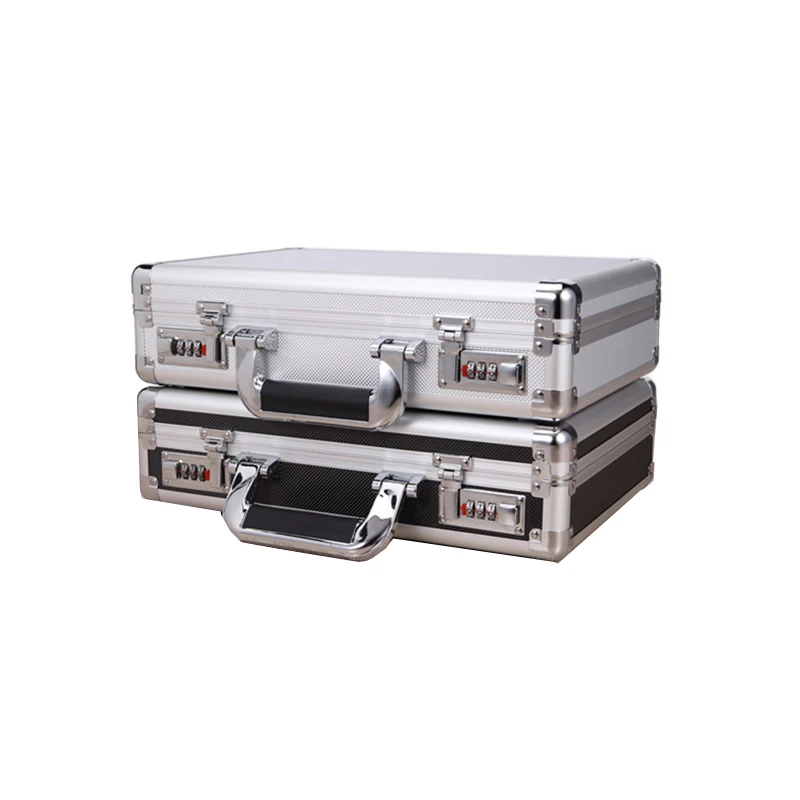 

Multi-function Aluminum Alloy Tool Box Hardware Toolbox Impact Resistant Safety Case Profile Safety Storage Box 360*240*100mm